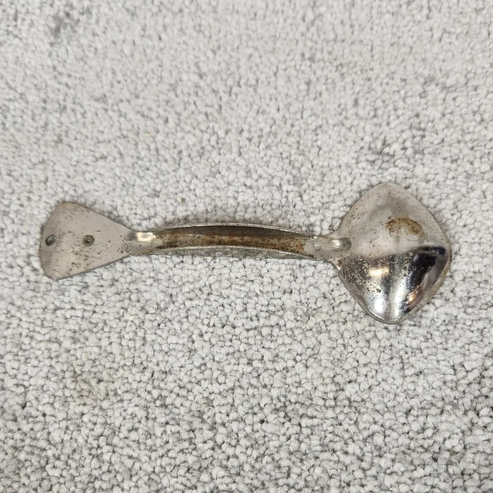 Gross Prescriptions Medicine Spoon Silver Antique Next Dose Dial Apothecary